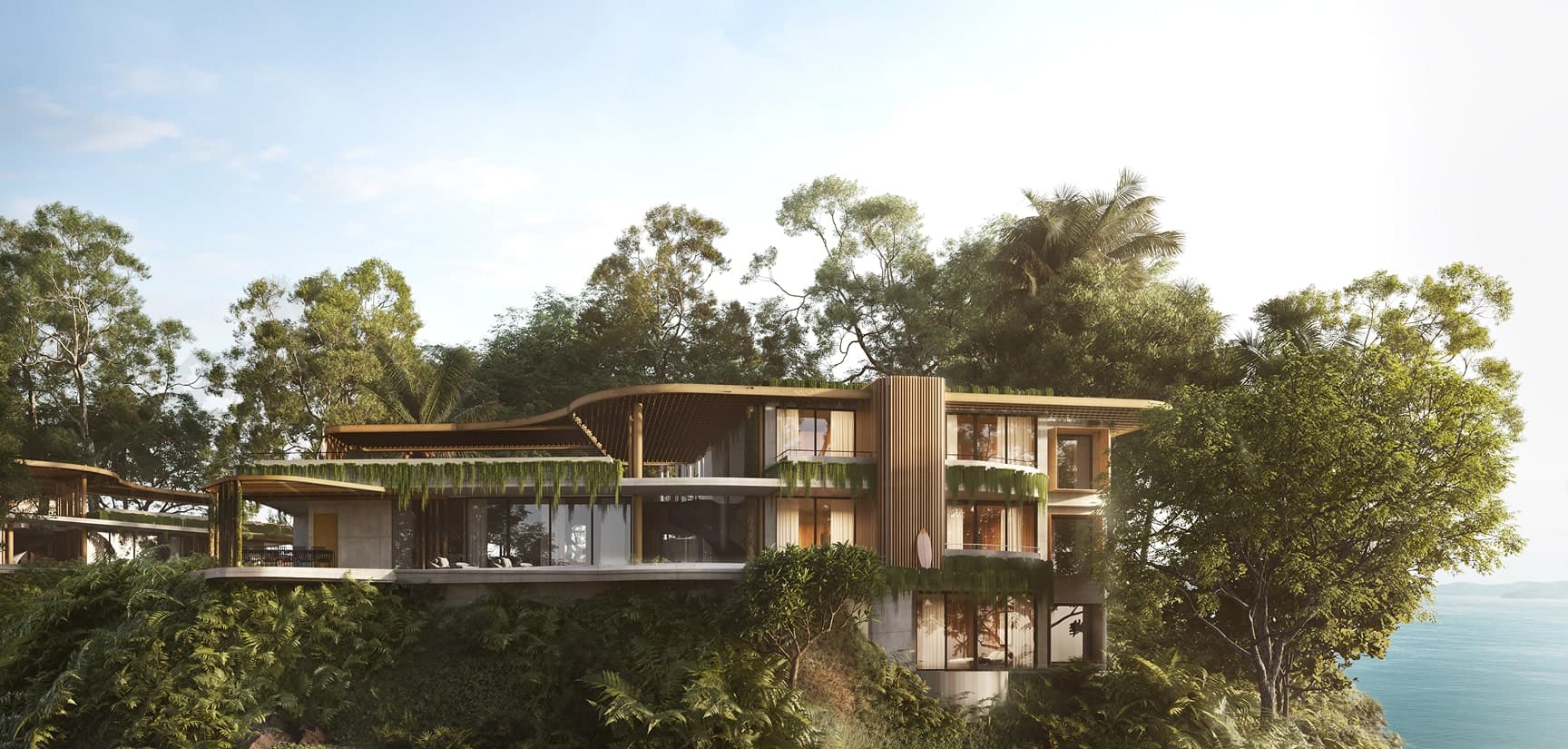 exterior rendering of estate home 9 at the waldorf astoria punta cacique