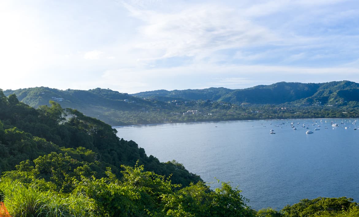 ocean view of estate home 12