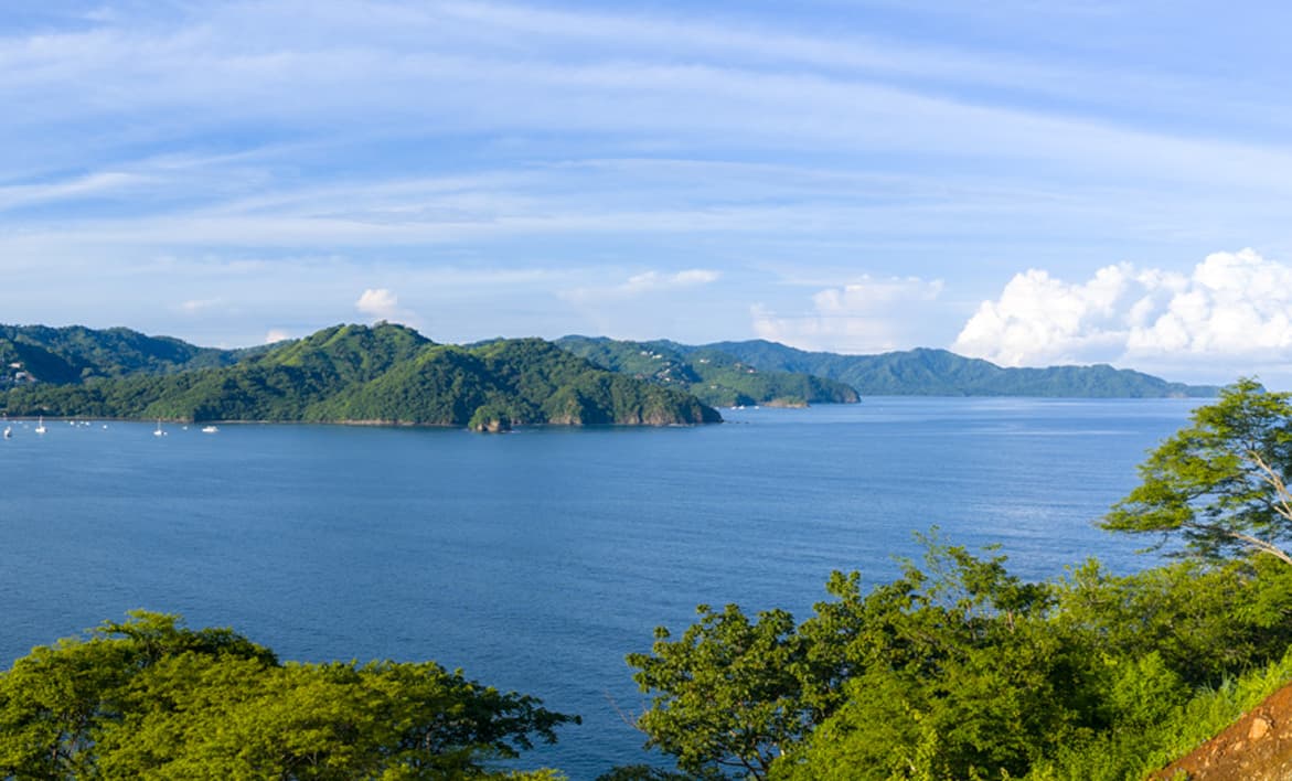 ocean view of estate home 12