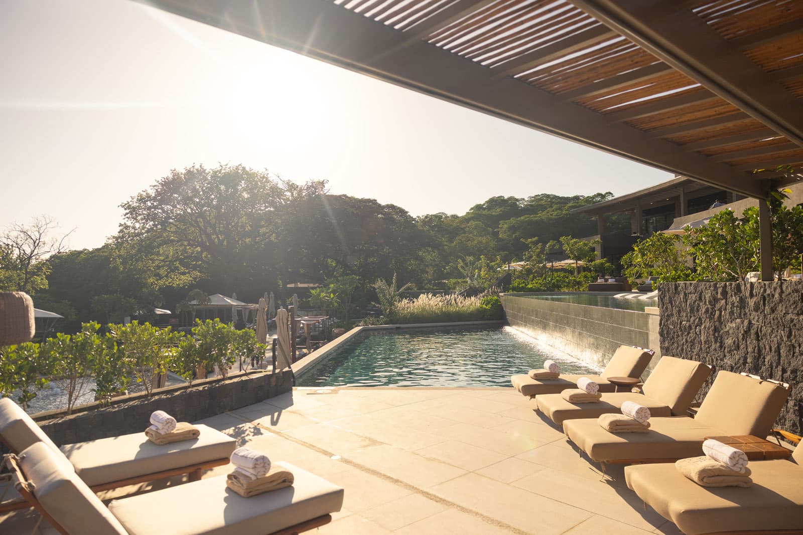 Waldorf Astoria Punta Cacique Costa Rica multi level pools.