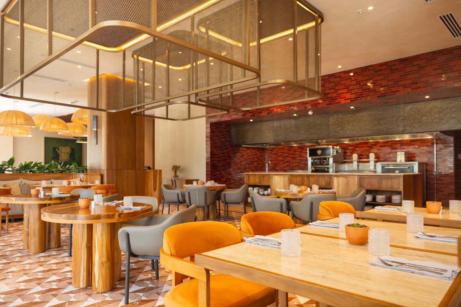 Interior of Tico Tica restaurant at the Waldorf-Astoria Punta Cacique, Costa Rica.