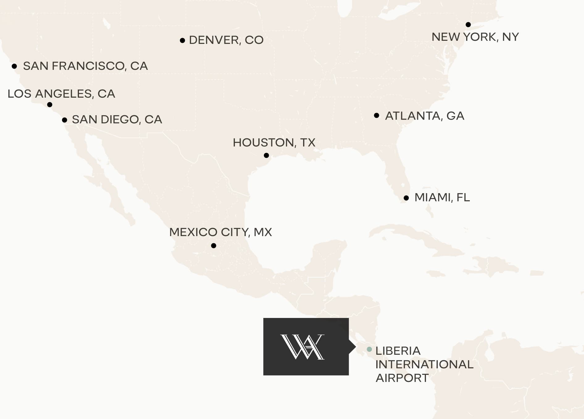 map featuring waldorf astoria
