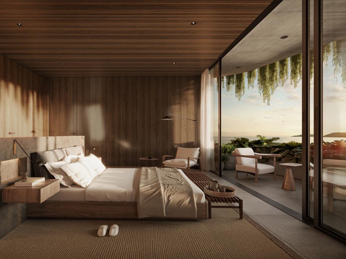 An Estate Home Bedroom - Conceptual Rendering